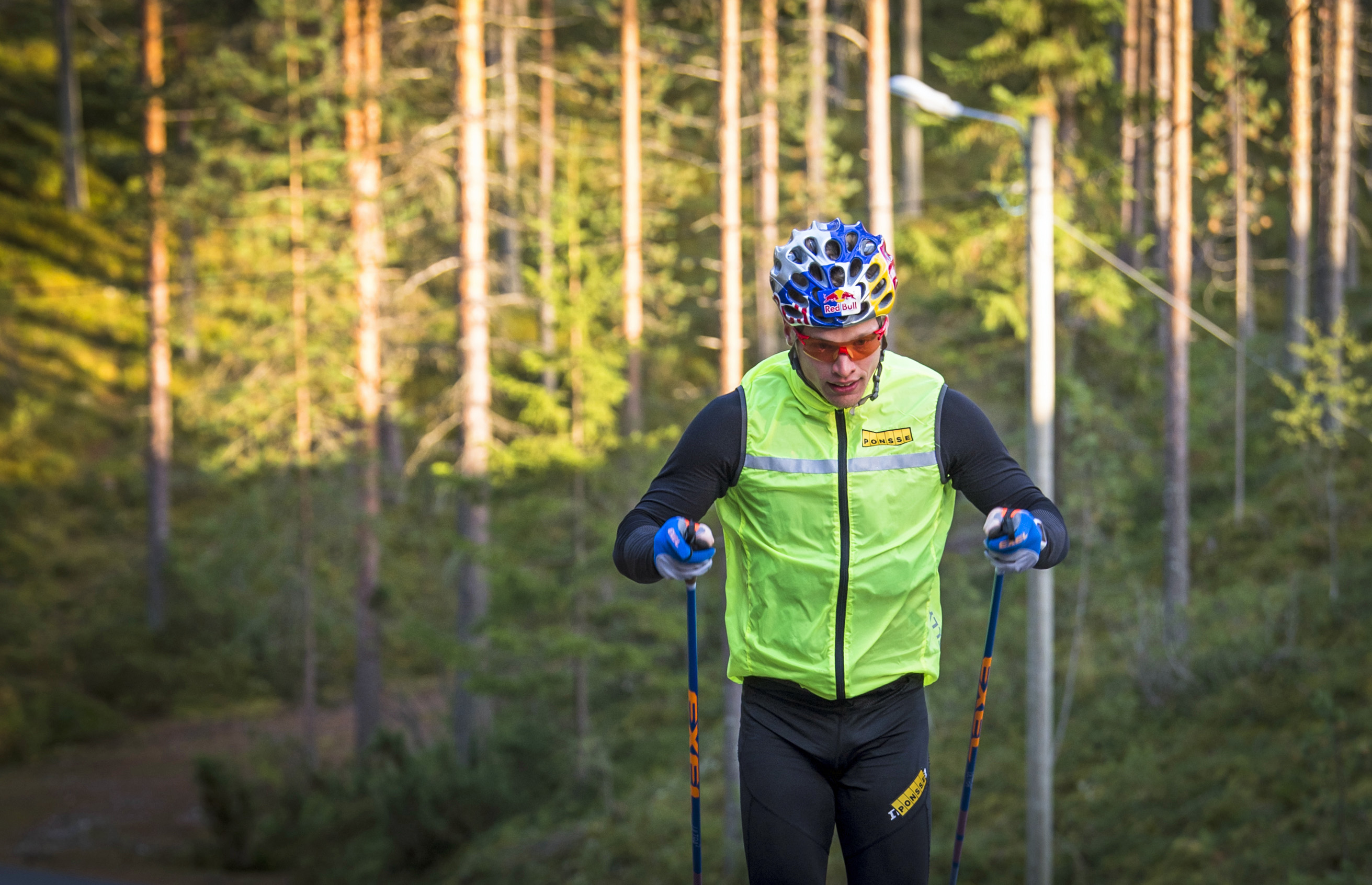 Iivo Niskanen harjoittele Vuokatissa